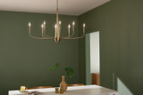 Kichler - 52528CPZ - Eight Light Chandelier - Deela - Champagne Bronze
