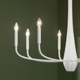 Kichler - 52526WH - Eight Light Chandelier - Deela - White