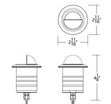 W.A.C. Lighting - 2131-CSSS - LED Landscape Indicator Light - Colorscaping - Stainless Steel
