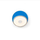 Koncept - GRW-S-SIL-MBL-HW - LED Wall Sconce - Gravy - Silver, Matte Blue