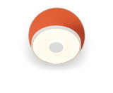 Koncept - GRW-S-MWT-MOR-PI - LED Wall Sconce - Gravy - Matte White, Matte Orange
