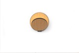 Koncept - GRW-S-MBK-WOK-PI - LED Wall Sconce - Gravy - Metallic Black, White Oak