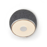 Koncept - GRW-S-CRM-OXF-HW - LED Wall Sconce - Gravy - Chrome, Oxford (Felt)