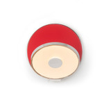 Koncept - GRW-S-CRM-MRD-PI - LED Wall Sconce - Gravy - Chrome, Matte Red