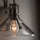 Hubbardton Forge - 302709-SKT-77-ZM0673 - One Light Outdoor Wall Sconce - Henry - Coastal Dark Smoke