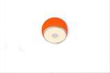 Koncept - GRW-S-CRM-MOR-HW - LED Wall Sconce - Gravy - Chrome, Matte Orange