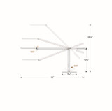 Koncept - ELX-A-C-ORG-DSK - LED Desk Lamp - Equo - Orange