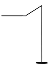 Koncept - AR5000-WD-MBK-FLR - LED Floor Lamp - Z-Bar - Metallic black