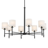 Kichler - 52502BK - Eight Light Chandelier - Ali - Black