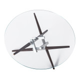 Hubbardton Forge - 750123-85-M3-VA0814 - Crux Coffee Table w/Wood Legs - Crux - Sterling