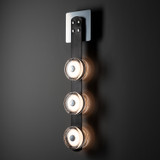 Hubbardton Forge - 402032-LED-85-LK-PG - SNAPS 3-Light Sconce - Snaps - Sterling