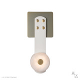 Hubbardton Forge - 402031-LED-86-LW-AR - Snaps LED Sconce - Snaps - Modern Brass