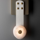 Hubbardton Forge - 402031-LED-86-LW-AR - Snaps LED Sconce - Snaps - Modern Brass