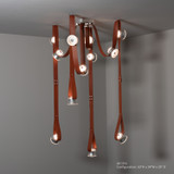 Hubbardton Forge - 401322-LED-STND-85-LC - SNAPS Large LED Pendant w/Metal Cones - Snaps - Sterling