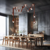 Hubbardton Forge - 401322-LED-STND-85-LC - SNAPS Large LED Pendant w/Metal Cones - Snaps - Sterling
