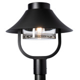 Hubbardton Forge - 342031-SKT-80-ZM0872 - Stowe Outdoor Lantern Post Light - Stowe - Coastal Black