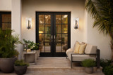 Hubbardton Forge - 302049-SKT-77-YR0729 - Arc Large Outdoor Sconce - Arc - Coastal Dark Smoke