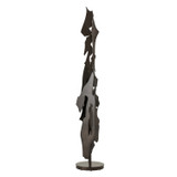 Hubbardton Forge - 241205-SKT-07 - Lattice Torchiere - Fracture - Dark Smoke