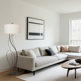 Hubbardton Forge - 237681-SKT-07-SF2312 - Sway Floor Lamp - Sway - Dark Smoke
