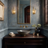 Hubbardton Forge - 204072-SKT-RGT-86 - Caribou 1-Light Sconce - Caribou - Modern Brass