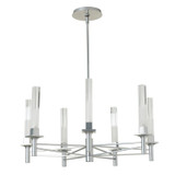 Hubbardton Forge - 131624-SKT-MULT-85-WC0887 - Truss 7-Arm Round Chandelier - Truss - Sterling