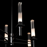 Hubbardton Forge - 131623-SKT-MULT-10-WC0887 - Truss 6-Arm Linear Chandelier - Truss - Black