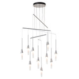 Hubbardton Forge - 131166-SKT-STND-85-WC0821 - Lilium 10-Light Mobile Pendant - Lilium - Sterling