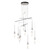 Hubbardton Forge - 131166-SKT-STND-85-WC0821 - Lilium 10-Light Mobile Pendant - Lilium - Sterling