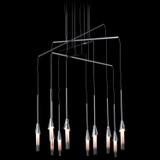 Hubbardton Forge - 131166-SKT-STND-85-WC0821 - Lilium 10-Light Mobile Pendant - Lilium - Sterling
