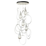 Hubbardton Forge - 131161-SKT-STND-85-ZM0873 - Lyric 5-Light Round Pendant - Lyric - Sterling