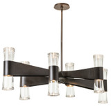 Hubbardton Forge - 131009-SKT-MULT-07-ZM0888 - Bellis 6-Arm 12-Light Oval Chandelier - Bellis - Dark Smoke
