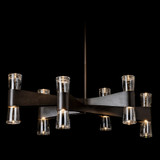 Hubbardton Forge - 131009-SKT-MULT-07-ZM0888 - Bellis 6-Arm 12-Light Oval Chandelier - Bellis - Dark Smoke