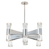 Hubbardton Forge - 131008-SKT-MULT-85-ZM0888 - Bellis 6-Arm 12-Light Round Chandelier - Bellis - Sterling