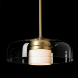 Hubbardton Forge - 131003-SKT-MULT-86-ZM0878 - Sora Pendant - Sora - Modern Brass