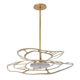Hubbardton Forge - 131002-LED-MULT-86-ZM0883 - Muse LED Large Pendant - Muse - Modern Brass