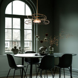 Hubbardton Forge - 131002-LED-MULT-86-ZM0883 - Muse LED Large Pendant - Muse - Modern Brass