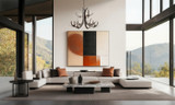 Hubbardton Forge - 101326-SKT-07 - Caribou 9-Light Tiered Chandelier - Caribou - Dark Smoke