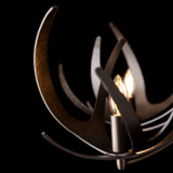 Hubbardton Forge - 101325-SKT-07 - Caribou 5-Light Chandelier - Caribou - Dark Smoke
