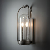 Hubbardton Forge - 305212-SKT-20-II0825 - Davis Medium Outdoor Sconce - Davis - Coastal Natural Iron
