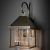 Hubbardton Forge - 305203-SKT-77-II0833 - Dorset Large Dark Sky Friendly Outdoor Sconce - Dorset - Coastal Dark Smoke