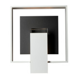 Hubbardton Forge - 302663-SKT-02-80-ZM0850 - Shadow Box Medium Dark Sky Friendly Outdoor Sconce - Shadow Box - Coastal White