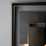 Hubbardton Forge - 302660-SKT-14-SL-ZM0850 - Shadow Box Small w/Slate Dark Sky Friendly Outdoor Sconce - Shadow Box - Coastal Oil Rubbed Bronze