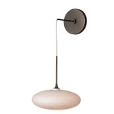 Hubbardton Forge - 201399-SKT-07-GS0818 - Clouds Low Voltage Sconce - Clouds - Dark Smoke