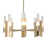 Hubbardton Forge - 132045-SKT-MULT-86-FD0828 - Summit 8-Light Pendant - Summit - Modern Brass