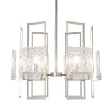 Hubbardton Forge - 131552-SKT-MULT-85-ZM0836 - Geo 6-Light Pendant - Geo - Sterling