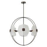 Hubbardton Forge - 131500-SKT-MULT-07-FD0835 - Astra Orb Small Pendant - Astra - Dark Smoke
