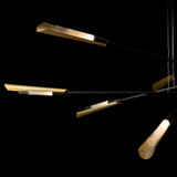 Hubbardton Forge - 131412-SKT-LONG-10-86-WC0822 - Flight 10-Light Pendant - Flight - Black