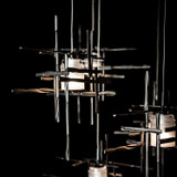 Hubbardton Forge - 131160-SKT-STND-14-YC0305 - Tura 10-Light Frosted Glass Mobile Pendant - Tura - Oil Rubbed Bronze