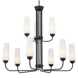 Kichler - 52482BK - Nine Light Chandelier - Truby - Black