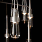 Hubbardton Forge - 131149-SKT-STND-82-ZM0434 - Link 10-Light Clear Glass Mobile Pendant - Link - Vintage Platinum